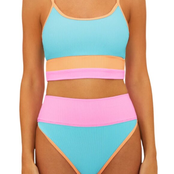 Beach Riot | Emmy Bikini Bottom Crush Colorblock | Women's Swimwear - Picture 3 of 7